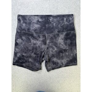 Lululemon Size 12 Align Short High Rise 6" Diamond Dye Athleisure Gym Biker